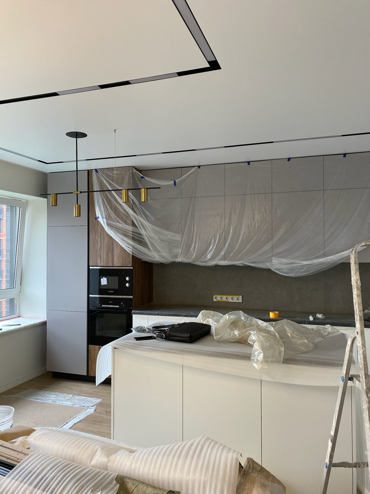 Капитальный ремонт двухкомнатной 57 м² в ЖК «Красный проспект» — Ремонт